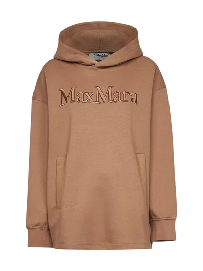 Max Mara S Camel Jersey Visera Hoodie