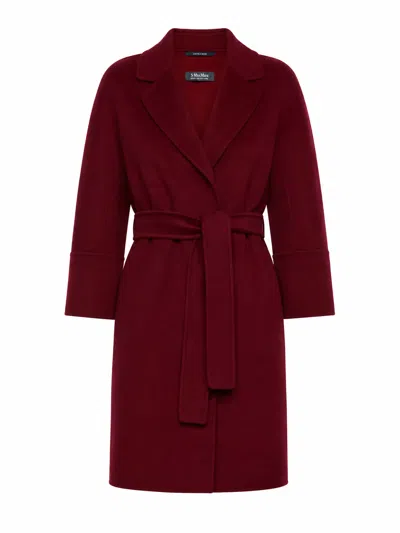 Max Mara S Cappotto In Burgundy