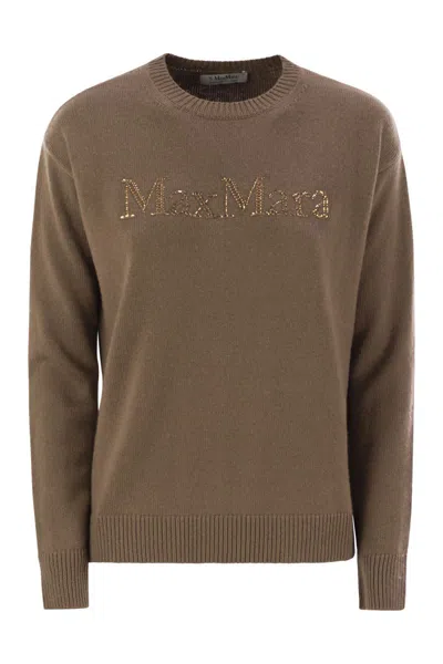 Max Mara S Caramel Wool Blend Kassel Sweater