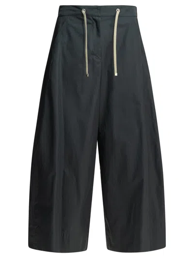 Max Mara S Casual Blue Cotton Pants