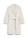 Max Mara S Chalk Wool Arona Coat