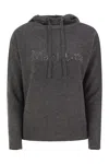 Max Mara S Charcoal Wool Blend Gorizia Sweatshirt