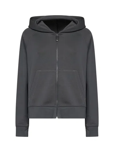 Max Mara S Dark Grey Smmmarea Zip-up Hoodie