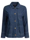 S Max Mara Giulietta Denim Jacket In Blue