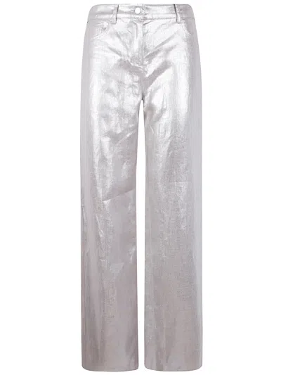 Max Mara S Malika Silver Trousers By Max Mara