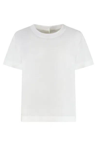 Max Mara S  Dahlia Poplin Blouse In White