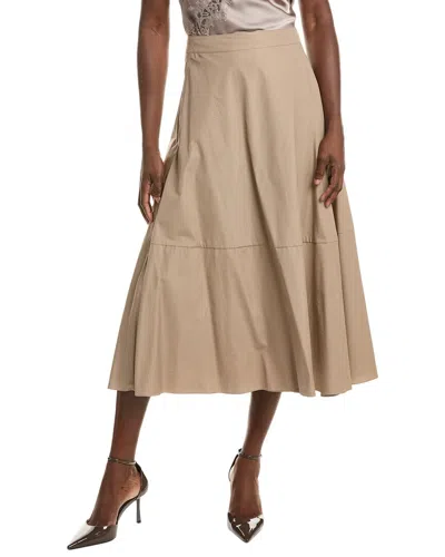 Max Mara S  Desy Skirt In Neutral