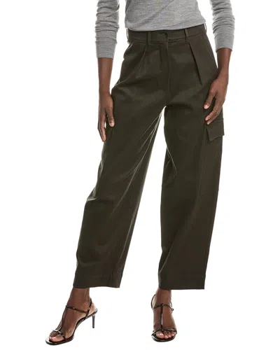 Max Mara S  Enigma Long Trouser In Green