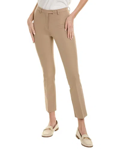 Max Mara Fatina Pressed-pleat Trousers In Beige