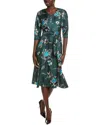 MAX MARA S MAX MARA FLERES SILK MIDI DRESS