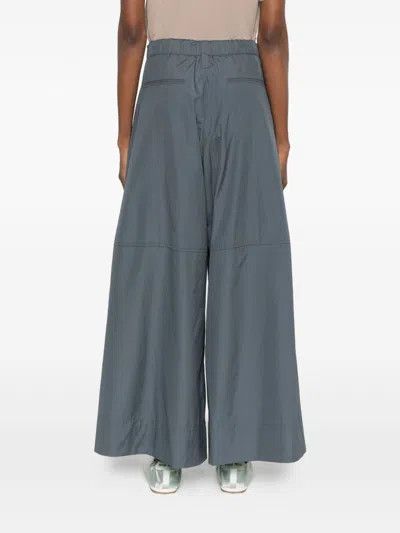 Max Mara S  Gufo Blue Aviation Wide Pants