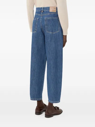 Max Mara S  Jean Asia Denim In Blue