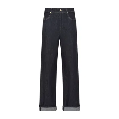 Max Mara S  Jean Chiara Denim Camal Vuelto In Blue