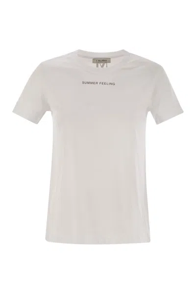 Max Mara S  Lusso - Short-sleeved T-shirt In Neutral