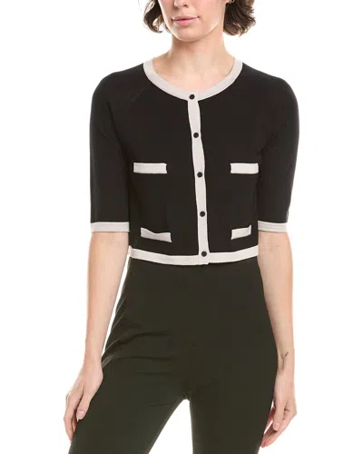 Max Mara S  Martino Wool Cardigan In Black