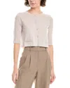 Max Mara S  Martino Wool Cardigan In White