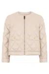 Max Mara S  Padded Polyamide Down Jacket In Brown