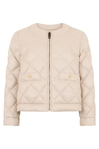Max Mara S  Padded Polyamide Down Jacket In Brown