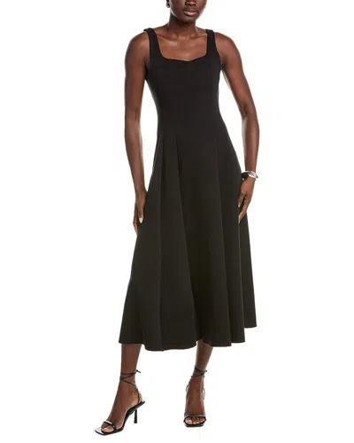 Max Mara S  Platani Midi Dress In Black