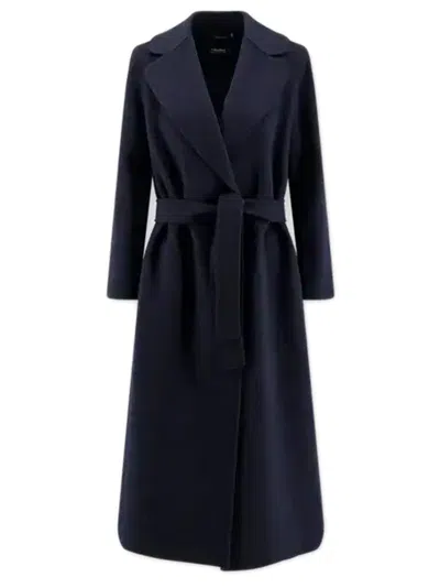 Max Mara S  Poldo Coat In Blue