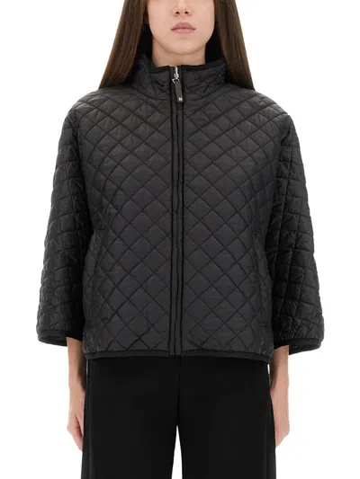 Max Mara S  Quilted Jacket Delfina In Black