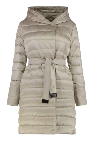 Max Mara S  Reversible Down Jacket In Water-repellent Satin