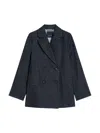 Max Mara S  Sara Jacket Blue In Blue
