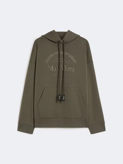 Max Mara S  Smmandrea Sweatshirt Khaki In Green