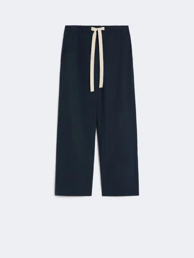 Max Mara S  Smmargento Long Trouser Blue