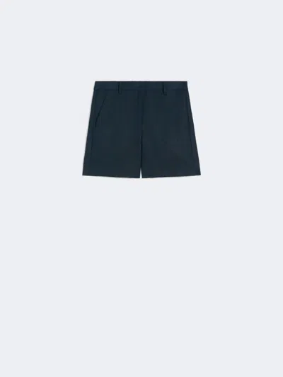 Max Mara S  Smmparty - Linen Straw Shorts In Black