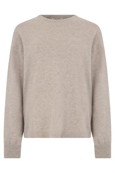 Max Mara S  Sweater In Wool And Cashmere In Brown