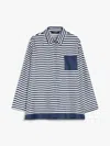S Max Mara Max Mara S Maya Printed Silktwill Stripes Shirt