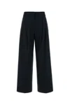 MAX MARA S MAX MARA S MIDNIGHT WOOL NICHOLS PALAZZO PANT