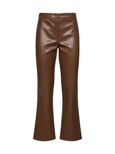 Max Mara S Mud Coated Jersey Smmsublime Slim-fit Trousers