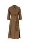 S Max Mara Max Mara S Mud Poplin Olimpia Shirt Dress