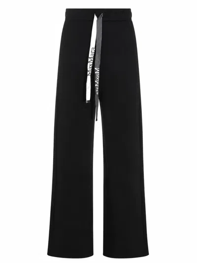 Max Mara S Pantalone In Jersey In Nero