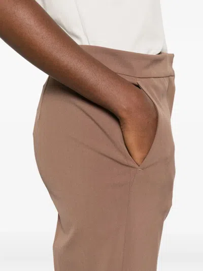 Max Mara S Pantalone Lungo In Brown