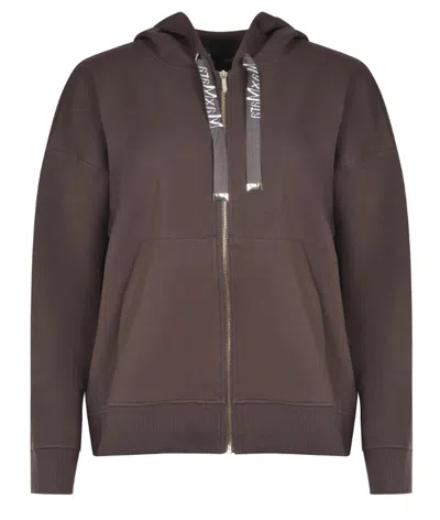 Max Mara S Felpa Tessuto A Maglia 78% Cotone, 22% Poliestere In Brown