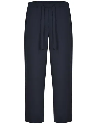 Max Mara S Pantalone Tessuto 100% Lana Vergine Ovis Aries Aries In Black