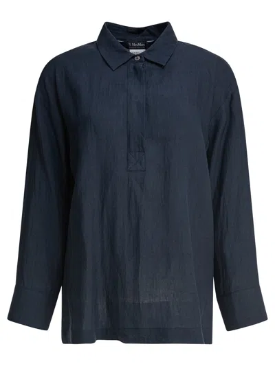 Max Mara S Shirts In Blue