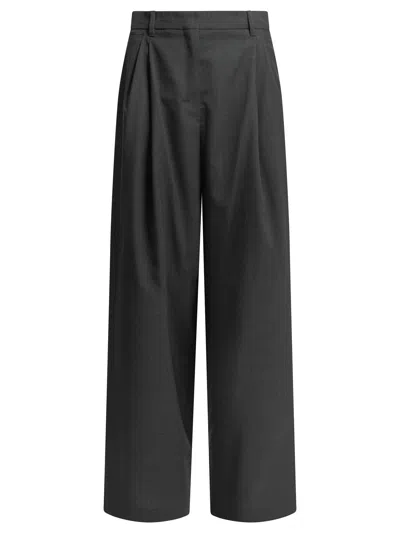 Max Mara S Tailored Wool Pants In Black