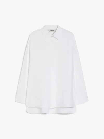 Max Mara S White Cotton Conero Shirt