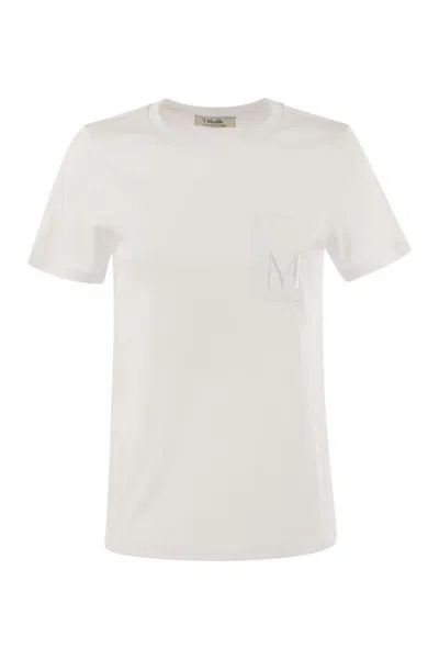 Max Mara S White Cotton Madera T-shirt