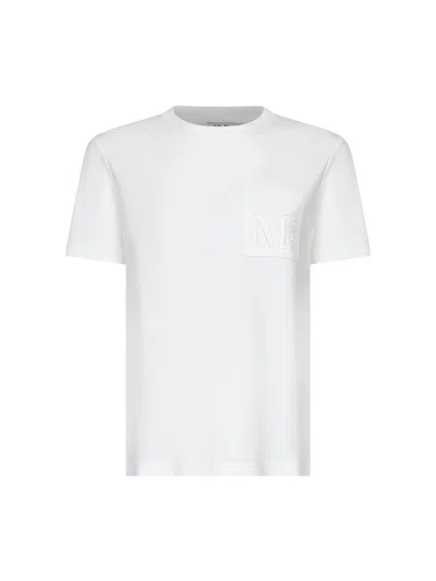 Max Mara S White Jersey Madera Basic T-shirt