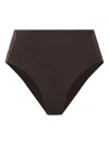 Max Mara Sabina High-rise Bikini Briefs In Brown