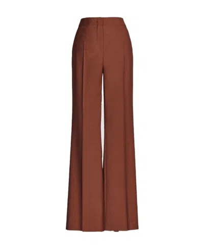 Max Mara Sacco Casual Pants In Red