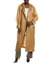 Max Mara Sacco Single Breasted Jacket In Brown