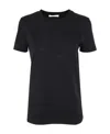 Max Mara Embellished Round Neck Top With Graphic Detail In Black