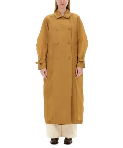 Max Mara Sack Coat In Brown