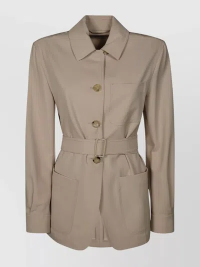 MAX MARA SAHARIANA BELTED WAIST JACKET